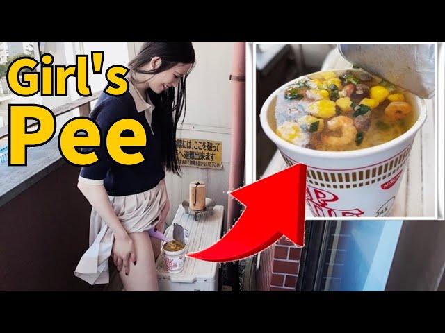 “Salt” Ramen made by Girl’s Pee!? Japanese Cooking