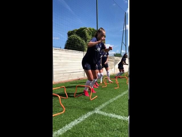 Jordyn at training PSG