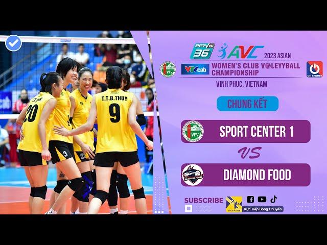 Full Match | Sport Center 1 - Diamond Food | Chung kết - Giải vô địch các CLB nữ châu Á 2023