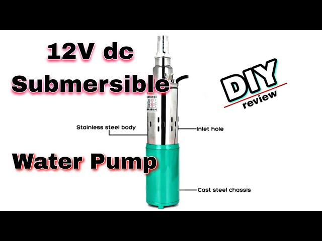 12v submersible water pump DIY review