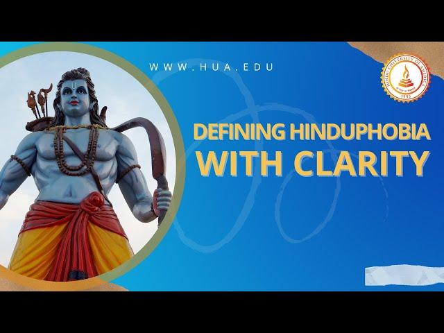 Defining Hinduphobia with Clarity