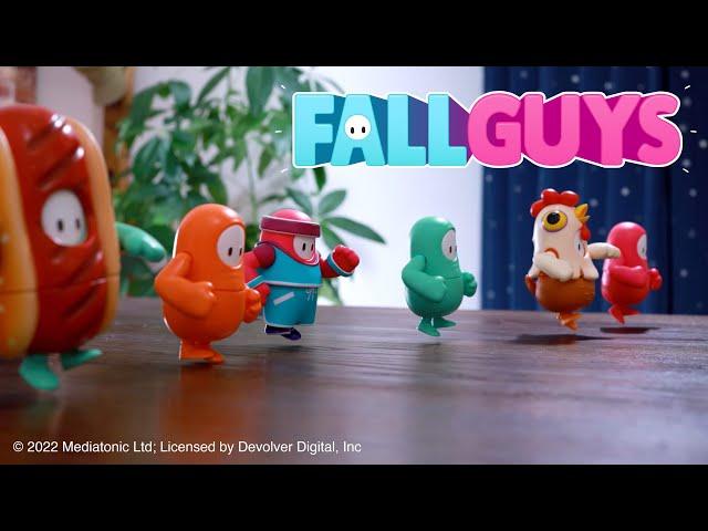 Fall Guys race in the house | Stop Motion