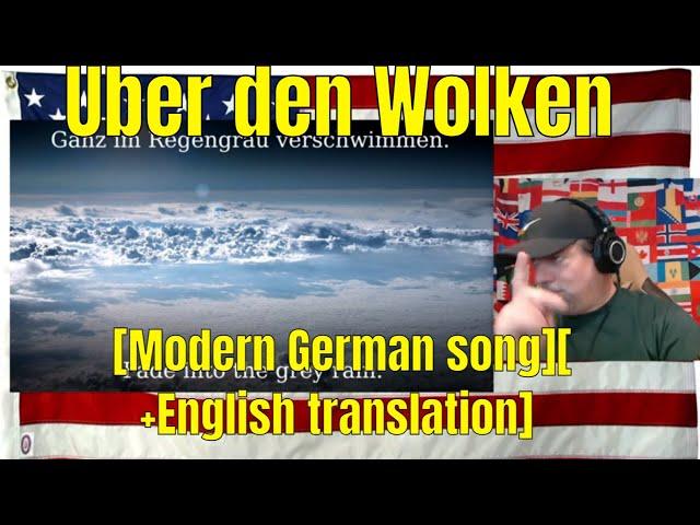 Über den Wolken [Modern German song][+English translation] - REACTION