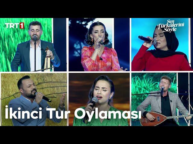 İkinci Tur Oylaması - Sen Türkülerini Söyle 16. Bölüm @trt1