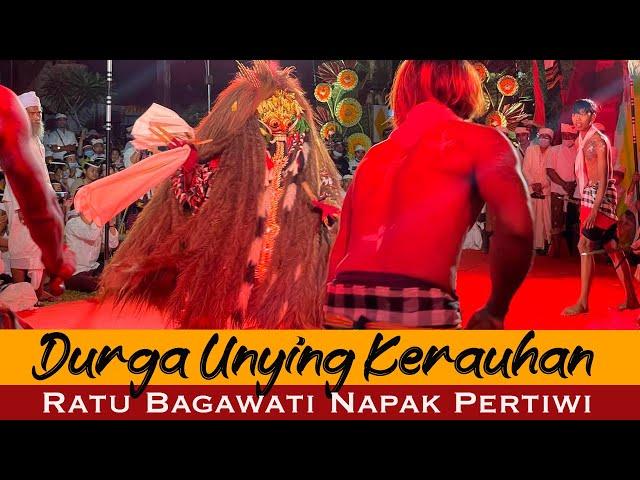 HEBOH!!! Durga Unying Kerauhan Calonarang Pura Dalem Kelusa Payangan