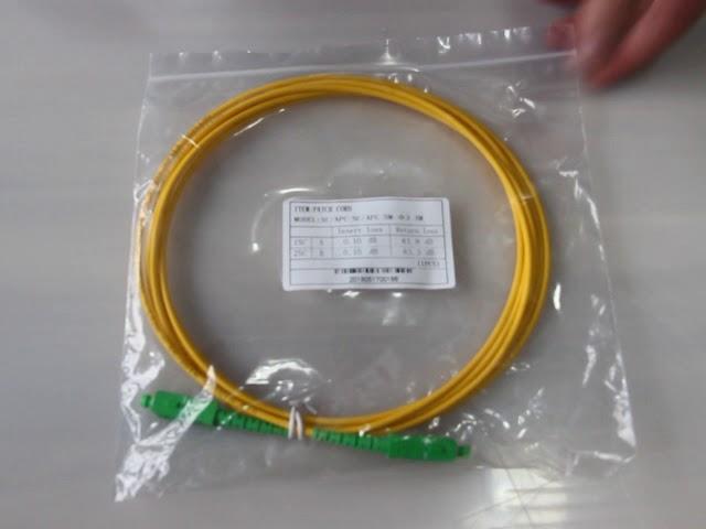 OPTICAL FIBER PATCH CORD