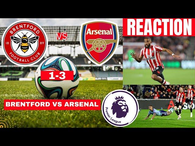 Brentford vs Arsenal 1-3 Live Stream Premier League EPL Football Match Score Highlights Gunners FC