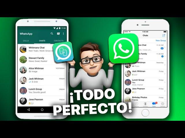 Cómo transferir WhatsApp de Android a iPhone sin borrar|iToolab WatsGo