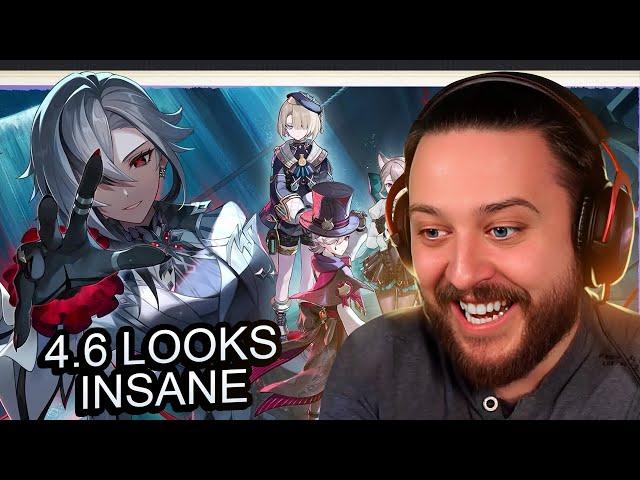 THE MOST STACKED GENSHIN IMPACT UPDATE EVER | 4.6 LIVESTREAM REACTION