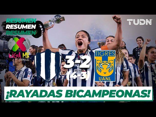 Resumen y goles | Monterrey (4)3-2(3) Tigres | Liga Mx Femenil AP2024-Final | TUDN