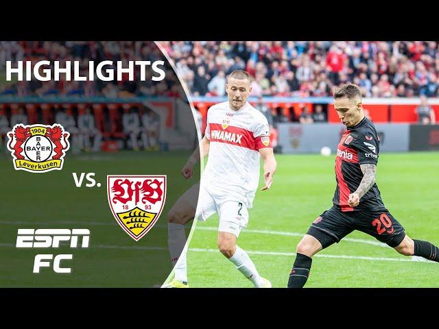 STREAK CONTINUES!  Stuttgart vs. Bayer Leverkusen | Bundesliga Highlights | ESPN FC