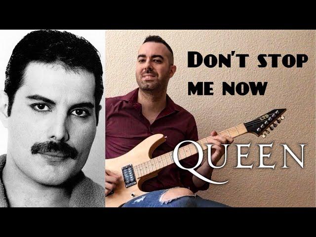 Dont Stop me Now SOLO Electric Guitar COVER w/ TABS - QUEEN instrumental