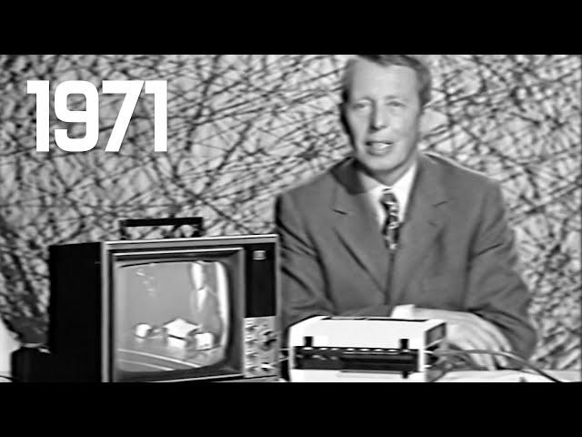 ARD Teletechnikum über den AKAI VT-100 Videorekorder (1971)