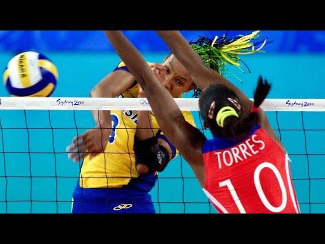 Semifinal Voleibol Femenino.Sydney 2000.   Cuba x Brasil.#cubanas #voleibol #fivb #olimpiadas  #cuba