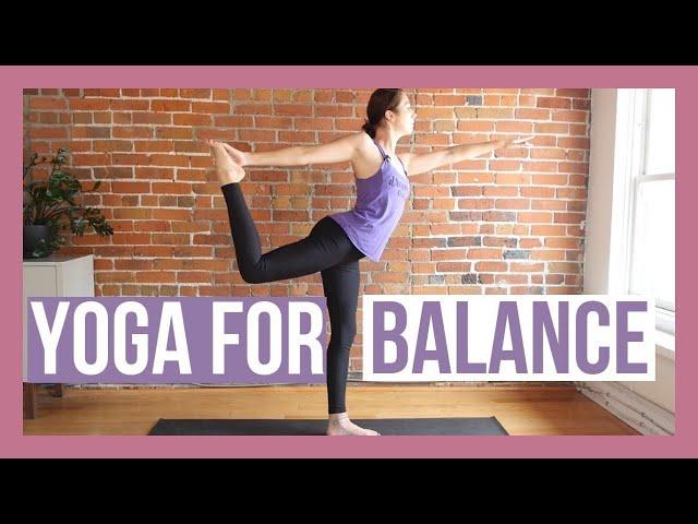 15 min Beginner Yoga for Balance & Stability