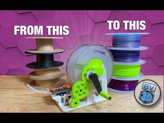 Respool Your 3D Printer Filament With Ease!