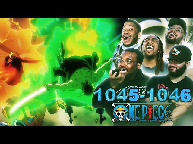 SANJI VS QUEEN & ZORO VS KING BEGINS! One Piece Eps 1045/1046 Reaction