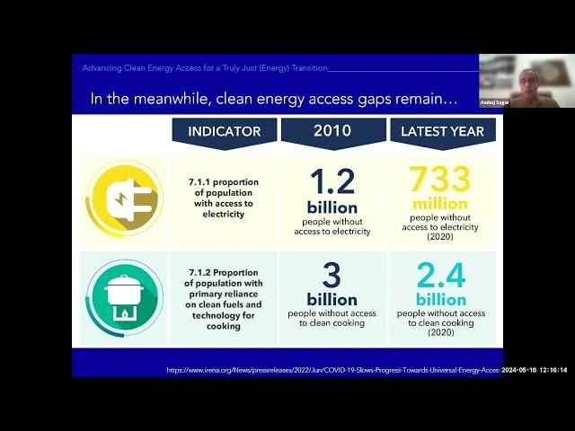 Advancing clean energy access for a truly just transition