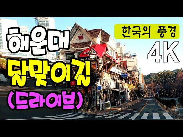 부산 해운대 달맞이길 드라이브 - 정월대보름, 4k