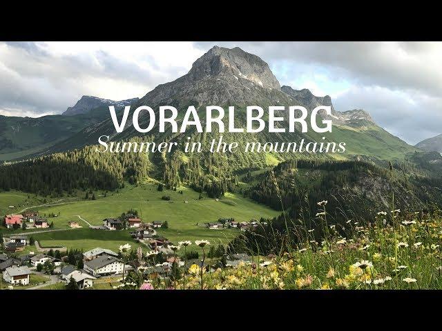 Summer in Vorarlberg, Austria