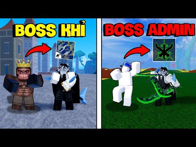 Mình CHỌN SỨC MẠNH Nhưng Bằng TẤT CẢ BOSS Để PVP VDarh | Blox Fruits