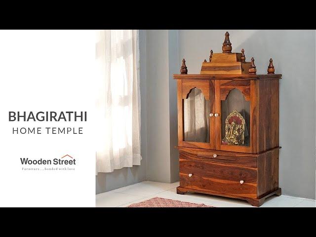 Best Home Temple Designs 2023 | Bhagirathi Home Temple | Wooden Street