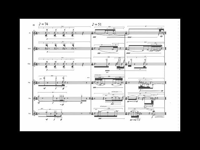 Brian Ferneyhough - Liber Scintillarum (2012) (Score video)