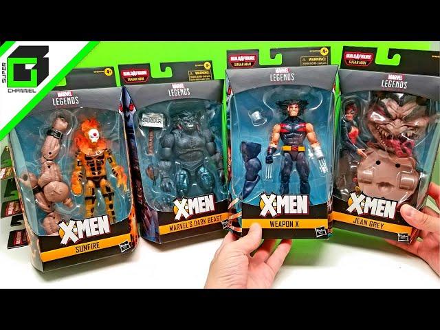 X-MEN Marvel Legends SUGAR MAN Build-a-Figure (Complete Set) UNBOXING and REVIEW