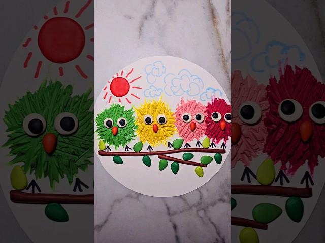 Рисунок вилкой #дети #родители #мама #развитие #творчество #рисунок #детииродители #скоролето