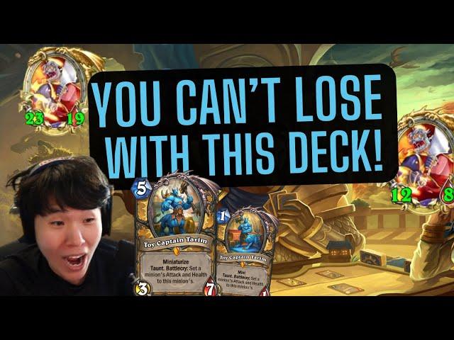 THIS DECK SIMPLY CAN'T LOSE! DISGUISED TOAST PLAYS HANDBUFF PALADIN DECK