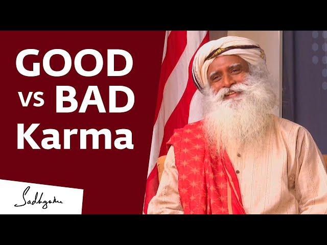 Does Good Karma Cancel Out Bad Karma #SadhguruOnKarma