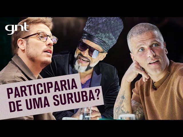 Bruno Gagliasso, Carlinhos Brown e Jeniffer Dias ABREM o coração | Que História É Essa, Porchat?