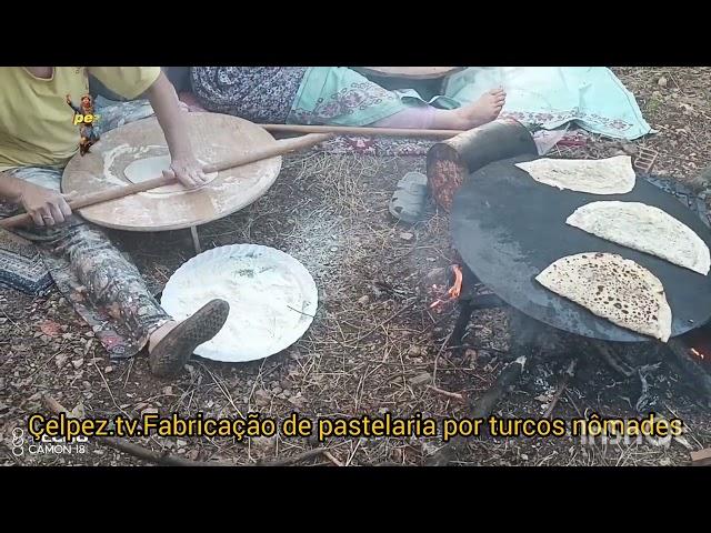 Çelpez.tv.Fabricação de pão entre nômades e turcos