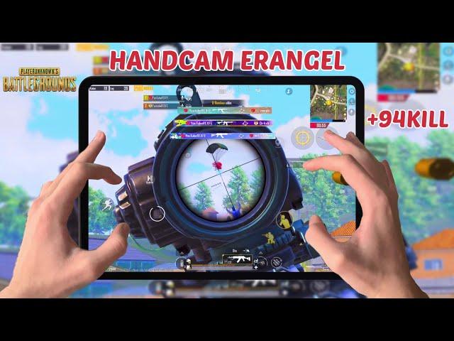 İPAD PRO HANDCAM ERANGEL 94 KILL GAMEPLAY  PUBG MOBİLE