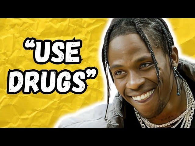 Travis Scott Shares His Songwriting Secrets For 8 Minutes Straight!