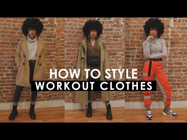 HOW TO STYLE: Workout Clothes Outside of the Gym! WINTER LAYERING!