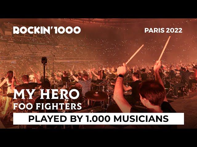 My Hero, Foo Fighters played by 1.000 musicians | Paris 2022