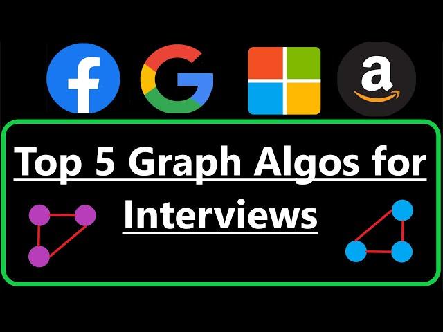 Top 5 Most Common Graph Algorithms for Coding Interviews