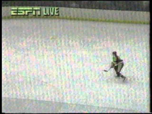 Mario Lemieux penalty shot w/ Joe Corriveau penalty shot