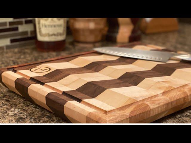 Cutting Board 3D Effect (Chevron)