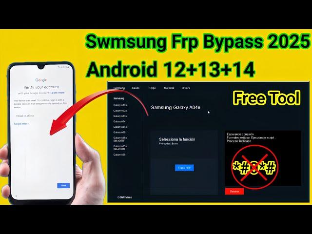 All Samsung Frp Bypass 2025 (100% Working) Android 12-13-14 Latest Update Frp Unlock