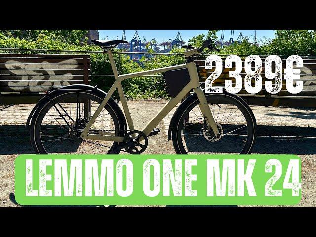 Lemmo One MK 24, das beste Urban E-Bike mit Riemenantrieb unter 2400€ ?