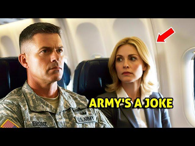 Woman Insults Soldier On Plane, But When She Reads The News Next Day She Breaks Down In Tears!