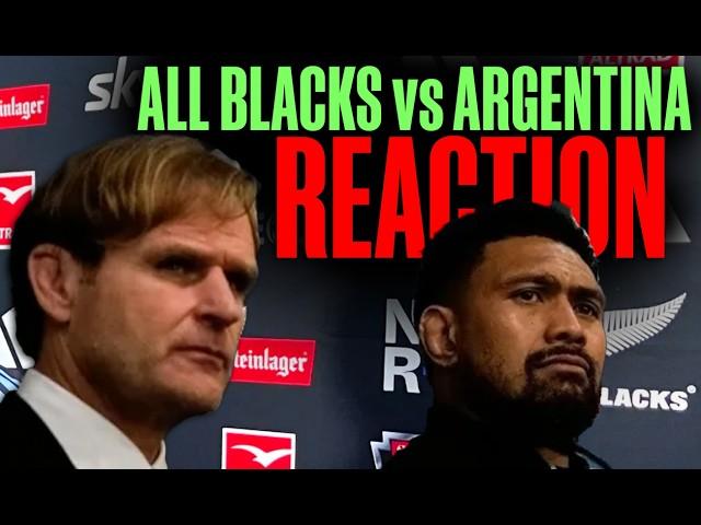 Razor and Ardie react to All Blacks v Argentina | Press Conference (Wellington)