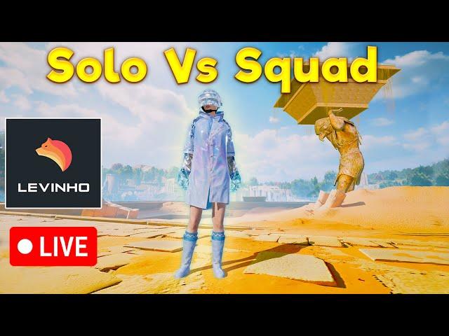  LEVINHO LIVE SOLO VS SQUAD | PUBG MOBILE