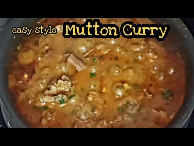 easy style Mutton Curry || మటన్ కర్రీ || simple recipe || Andhra Style || it's hanvi