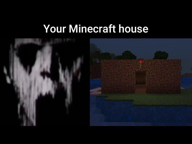 Mr Incredible Becoming Uncanny (Your Minecraft house)