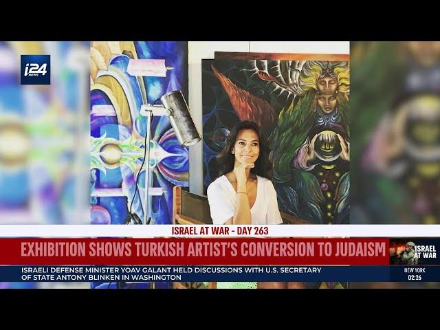 Exhibition in Tel Aviv shows Turkish artist's conversion to Judaism