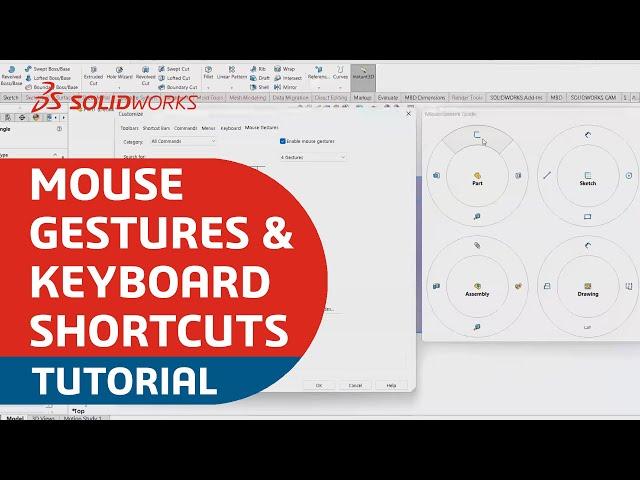 Mouse Gestures and Keyboard Shortcuts - SOLIDWORKS User Tips and Tricks