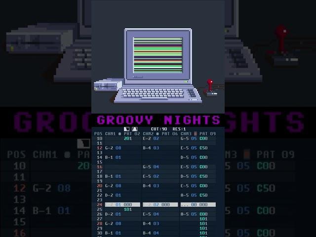 Groovy Nights [Original C64 tune] #chiptune #commodore #8bit #vgm #tune #c64 #bit